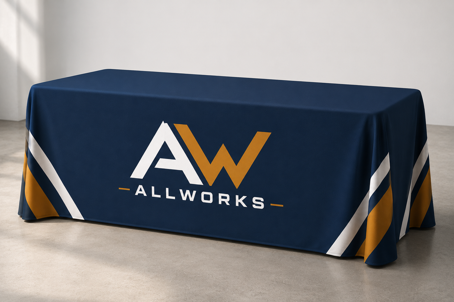 Custom Table Covers | Fully Sublimated Trade Show & Vendor Table Throws