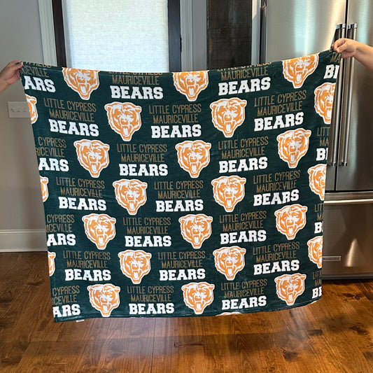 Custom School Spirit Blanket