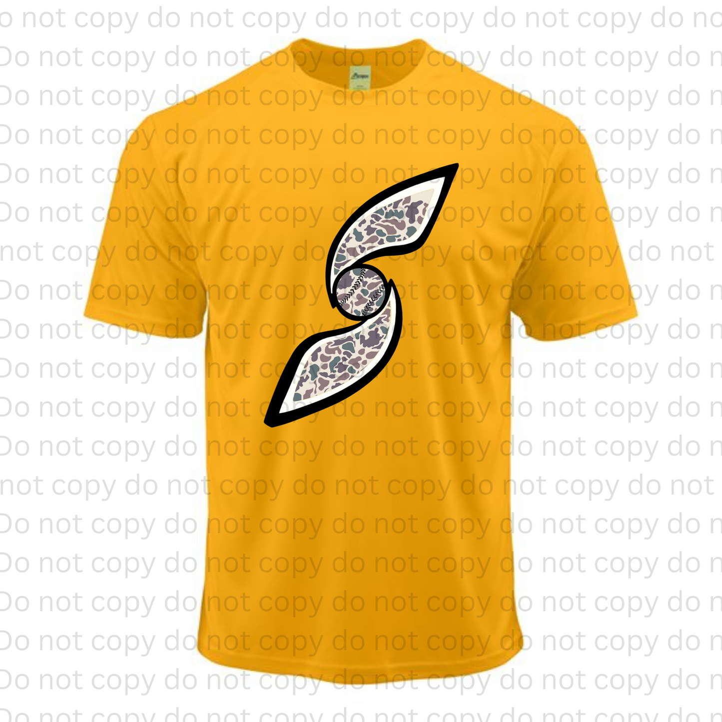 Camo School Mascot Performance Tee | Custom School Spirit Shirt