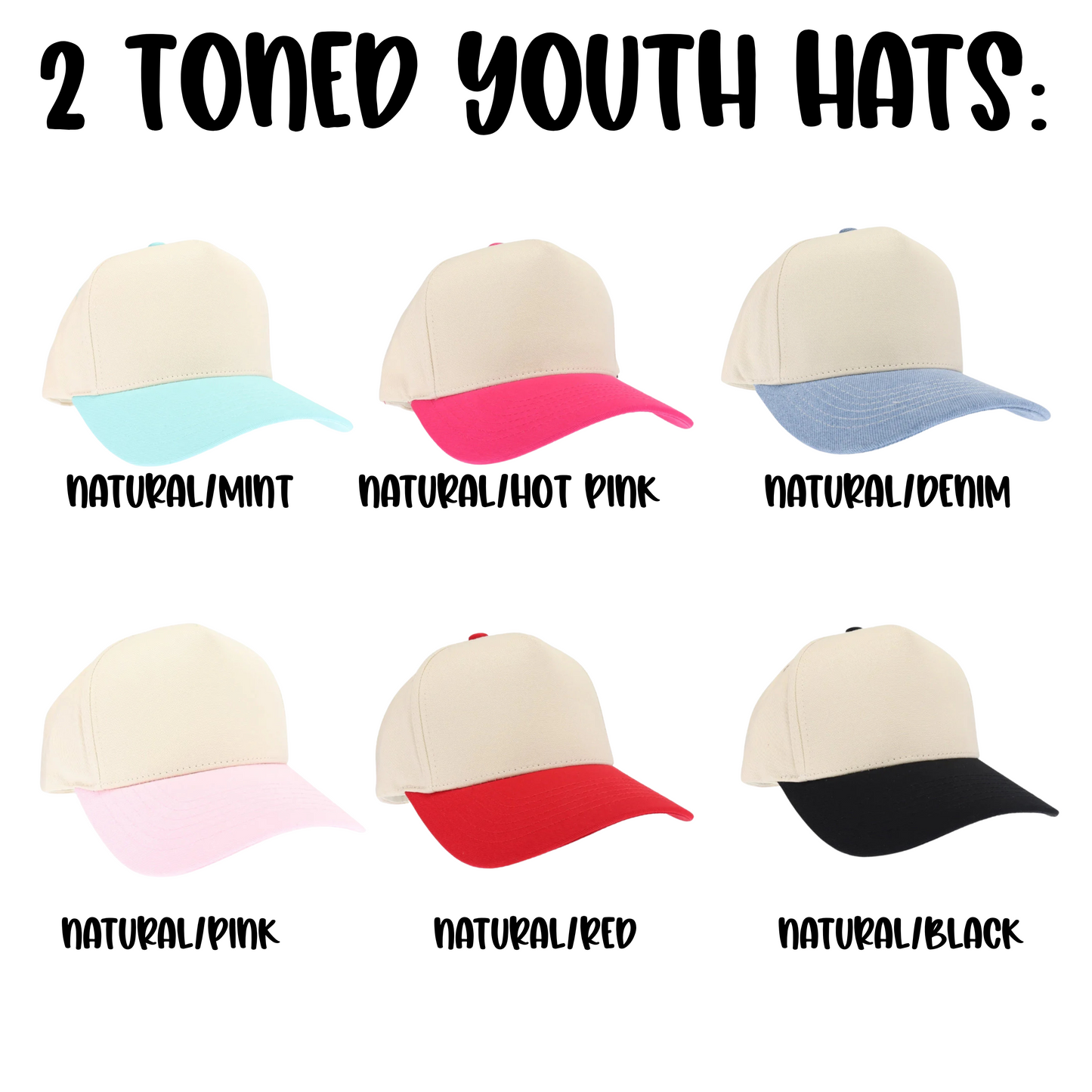 2 Toned Sport Bow Hats