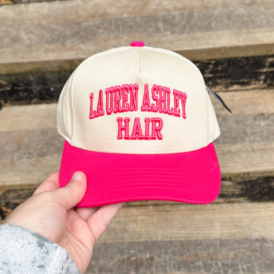 2 Toned Business Name Puff Hats