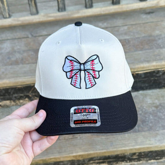 2 Toned Sport Bow Hats