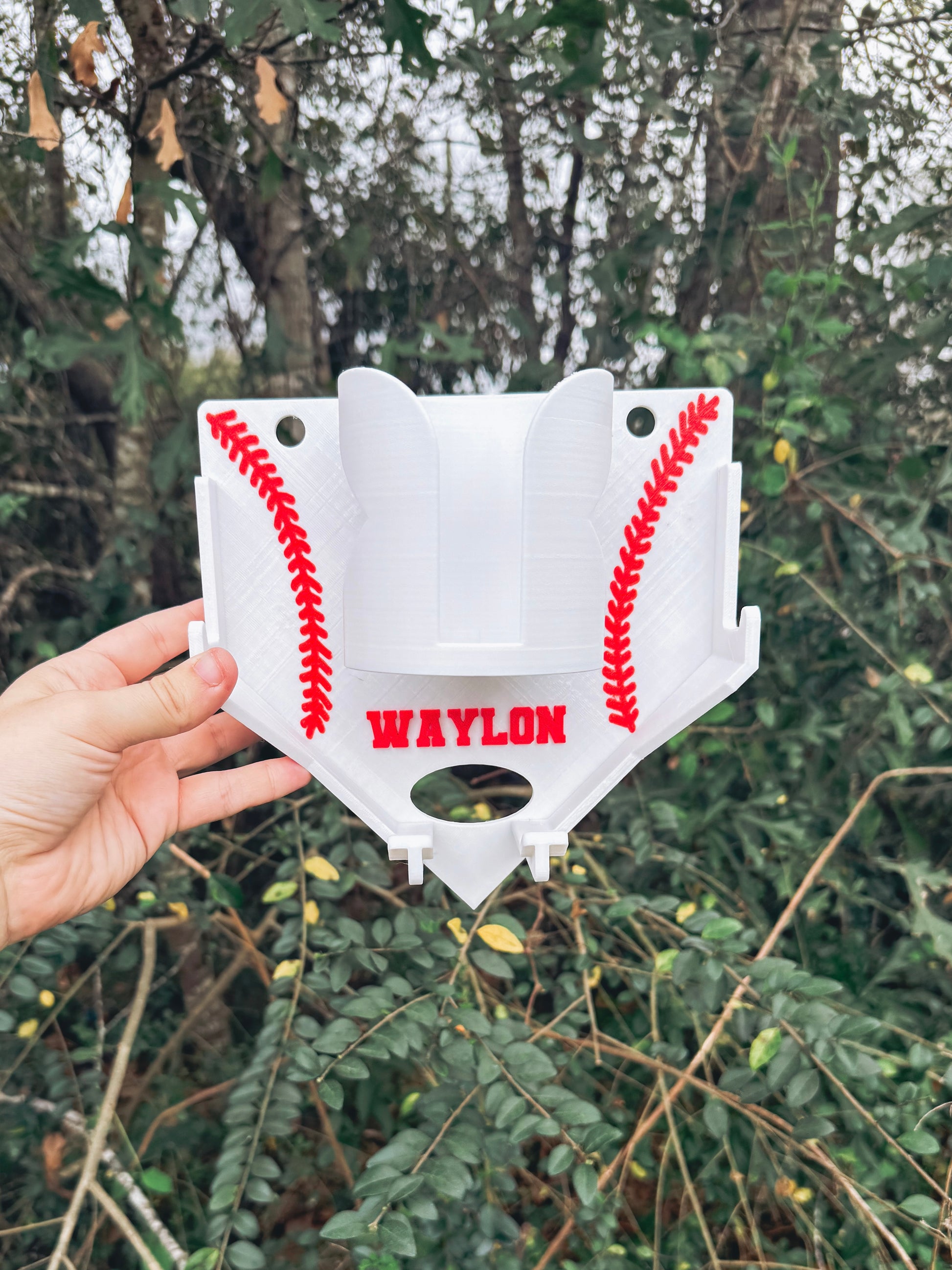 Keep your baseball or softball dugout organized with our 3D printed fence holder. Lightweight, durable, and perfect for teams, coaches, and players.