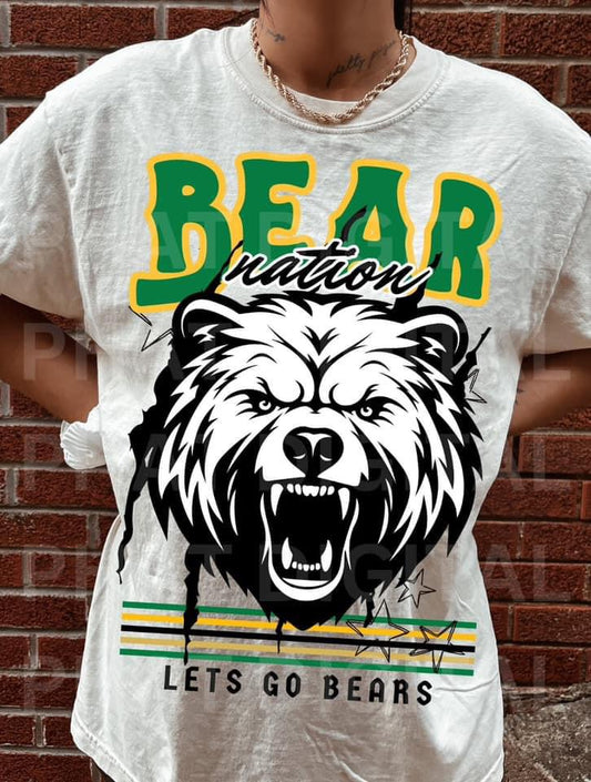 Retro Oversized School Spirit Graphic Tee