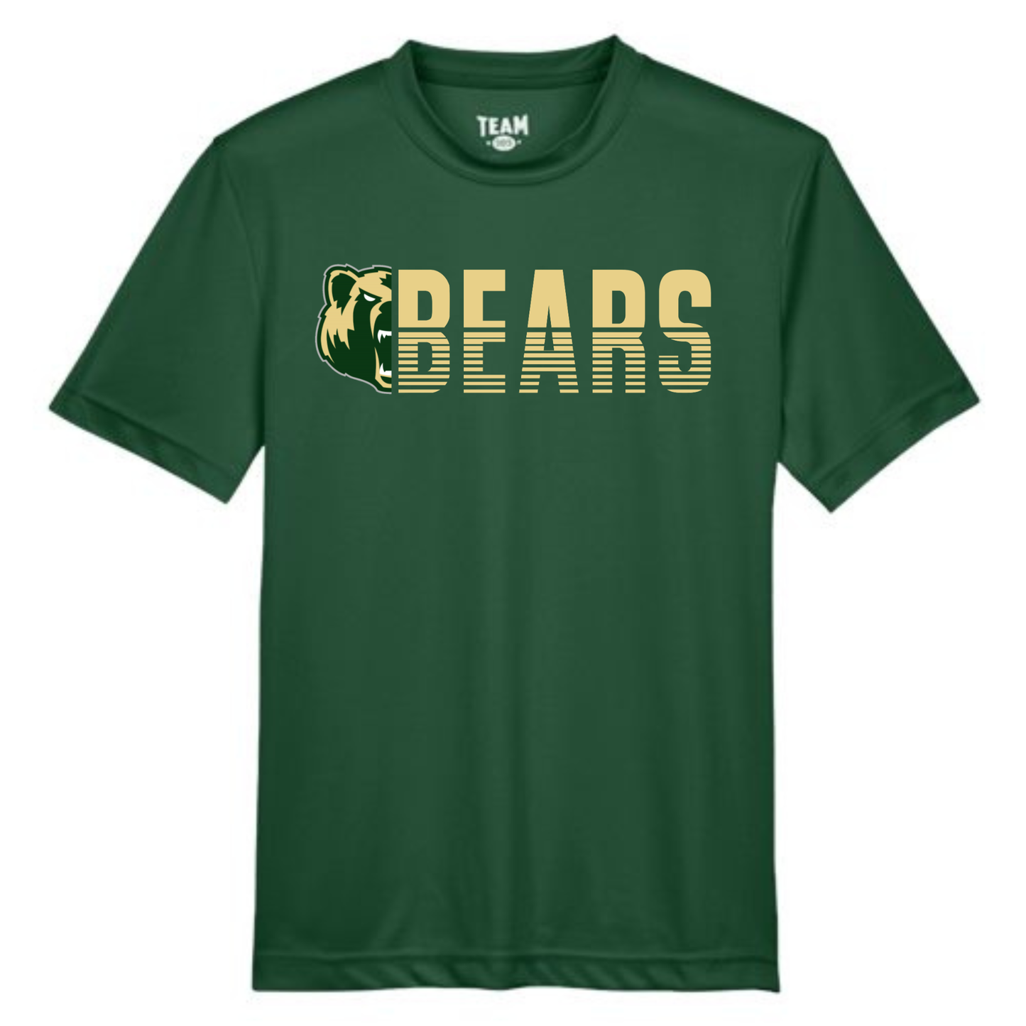 Custom Mascot Split Face Shirt | Personalized School Spirit Apparel