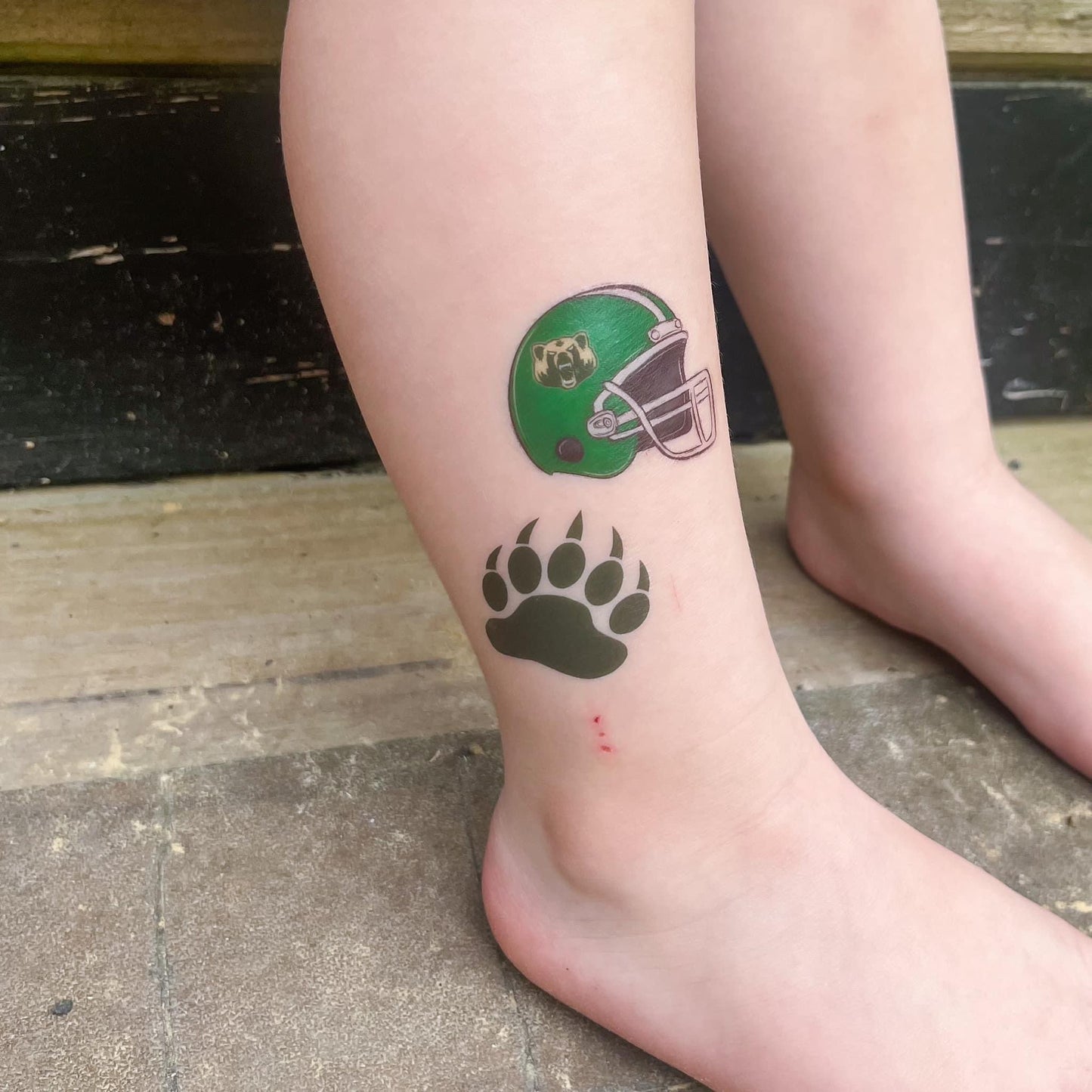 Custom School Spirit Temporary Tattoos