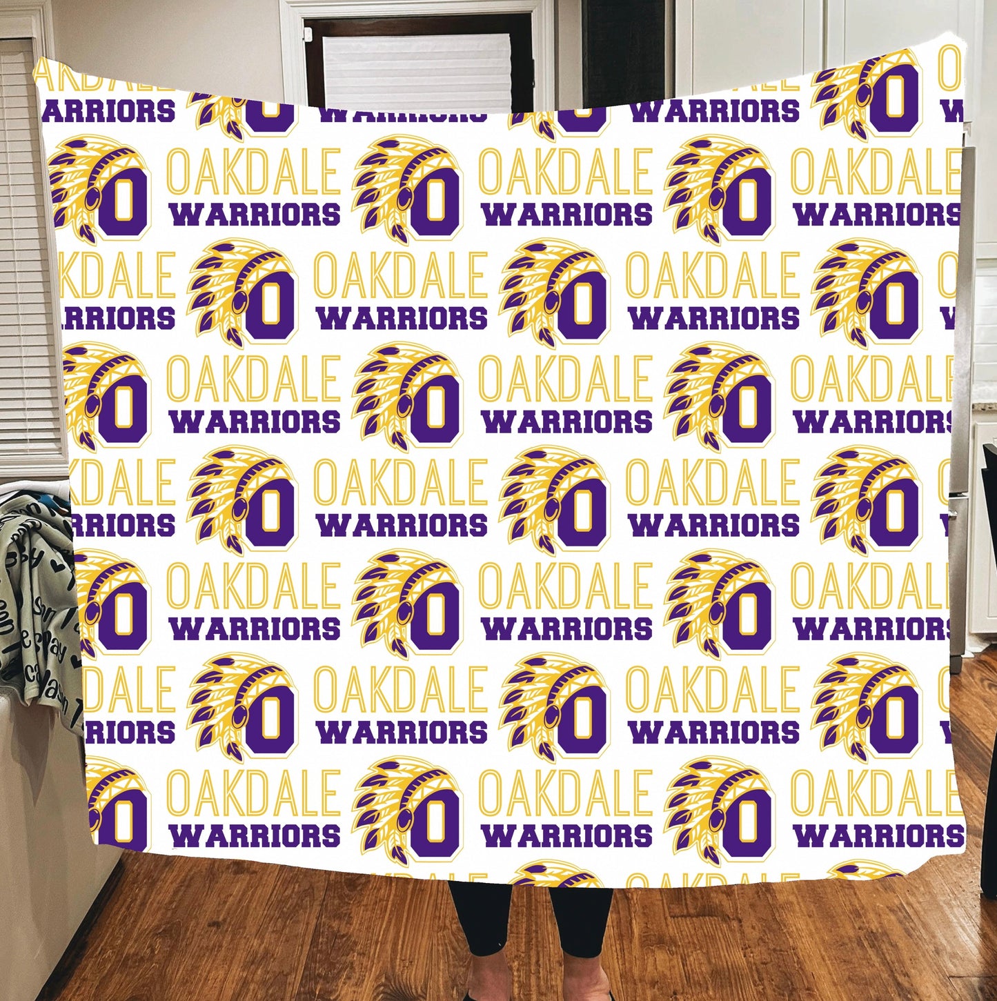 Custom School Spirit Blanket