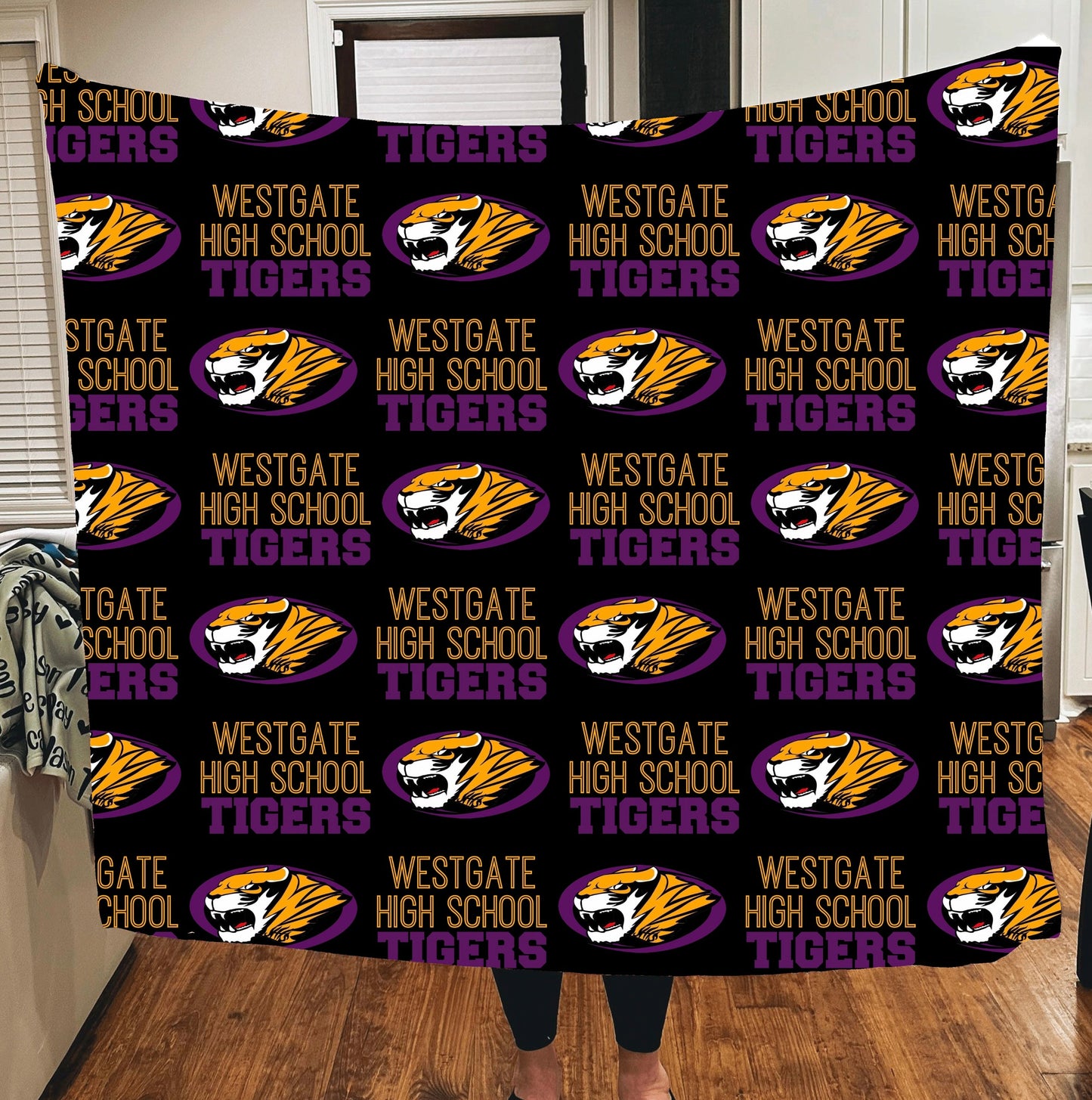 Custom School Spirit Blanket