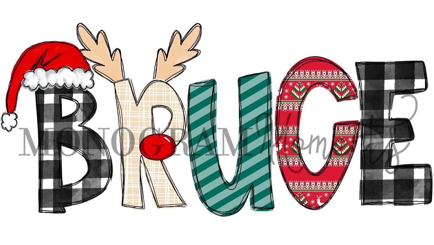 Christmas Alpha Raglans - Preorder