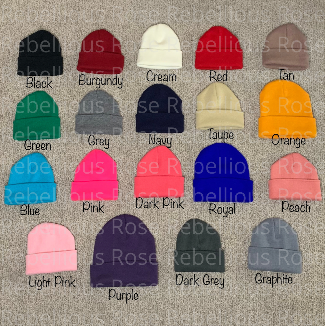 Custom Beanies - Preorder - Read Description